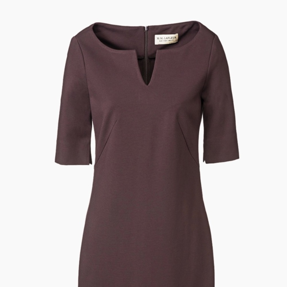 Mm LaFleur Narie dress, size 0, maroon.